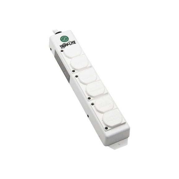 Tripp Lite Safe-IT UL 2930 Medical-Grade 6 Outlet Power Strip 6ft Cord PS606HGDG
