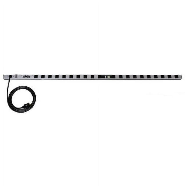 Tripp Lite Metered PDU, 20A, 28 Outlets (5-15/20R), 120 V, L5-20P/5-20P Adapter, 15 ft. Cord, 0U Vertical Rack-Mount Power (PDUMV20)