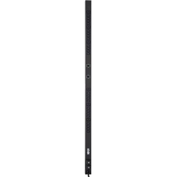 Tripp Lite Metered PDU, 30A, 30 Outlets (6-C19 & 24-C13), 208 / 240 V, L6-30P, 10 ft. Cord, 0U Vertical Rack-Mount Power (PDUMV30HV)