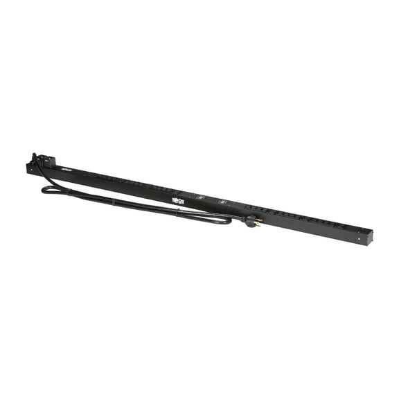 Tripp Lite Metered PDU, 30A, 30 Outlets (6-C19 & 24-C13), 208 / 240 V, L6-30P, 10 ft. Cord, 0U Vertical Rack-Mount Power (PDUMV30HV)