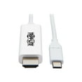 thumbnail image 1 of Tripp Lite Mfg Co. Usb C Hdmi Adapter White 3Ft (U444-003-H4K6WE), 1 of 5