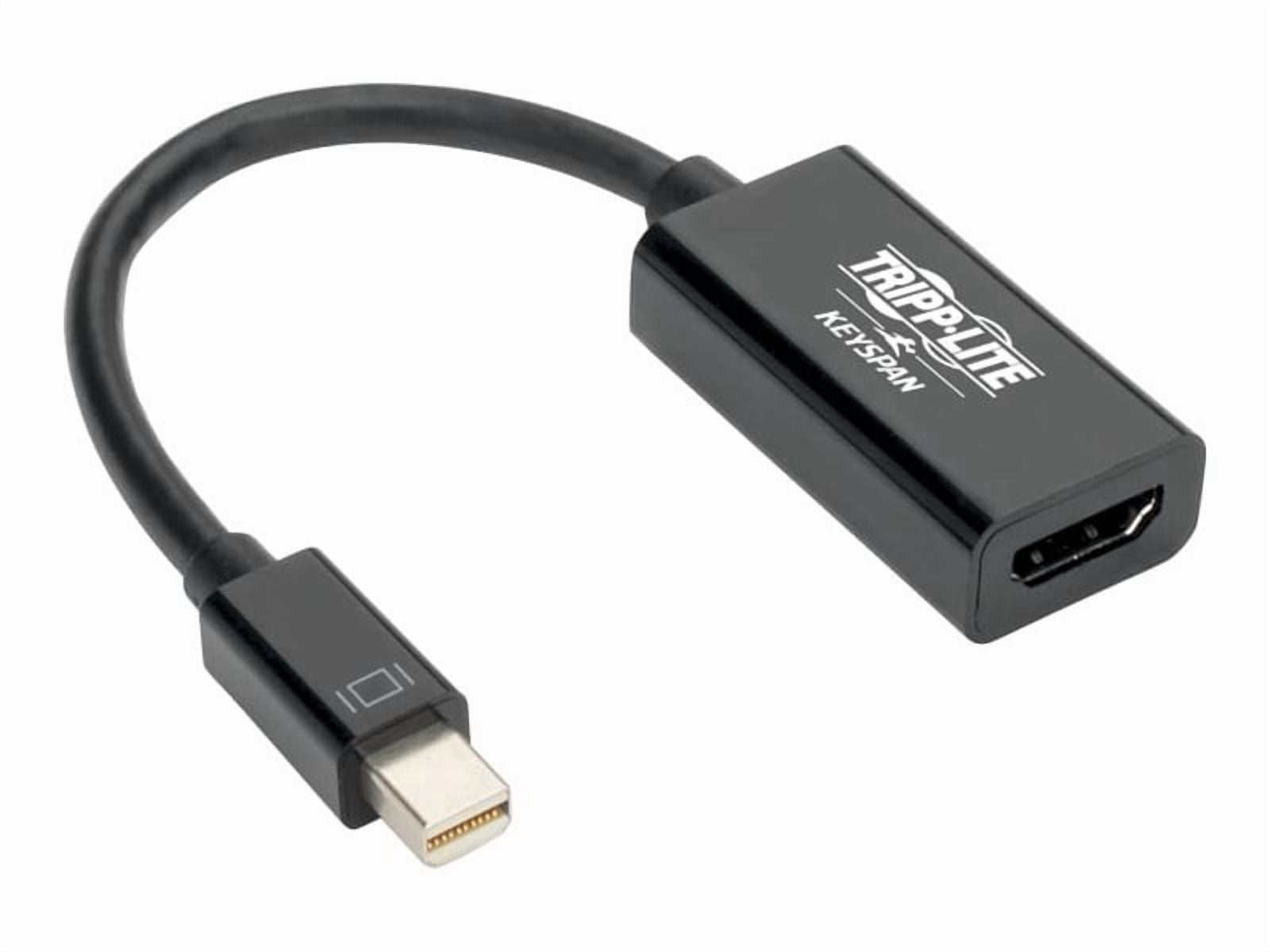 Tripp Lite Mini DisplayPort 1.2 to HDMI Adapter Active mDP to HDMI M/F 6in (P137-06N-HD4K6B)