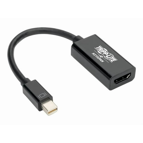 Tripp Lite Mini DisplayPort 1.2 to HDMI Adapter Active mDP to HDMI M/F 6in (P137-06N-HD4K6B)