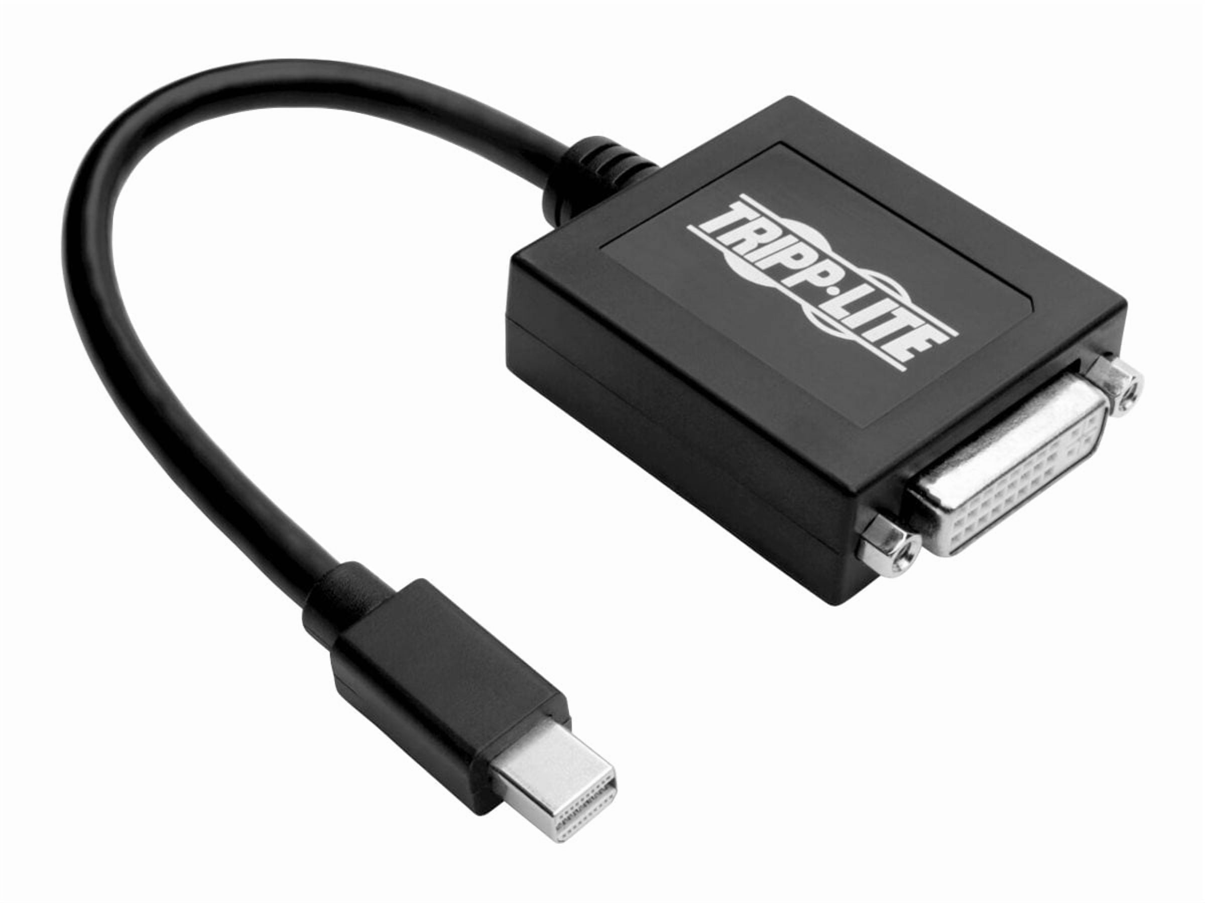 Tripp Lite Mini DisplayPort to DVI Adapter Converter mDP to DVI M/F 6in 6" (P137-06N-DVIB)