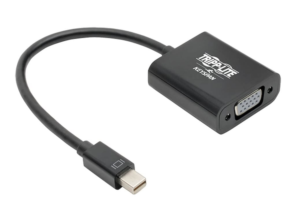 Tripp Lite Mini DisplayPort to VGA Adapter Active 1080p Black mDP to VGA (P137-06N-VGAB)
