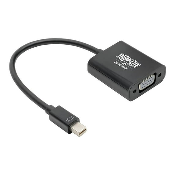 Tripp Lite Mini DisplayPort to VGA Adapter Active 1080p Black mDP to VGA (P137-06N-VGAB)