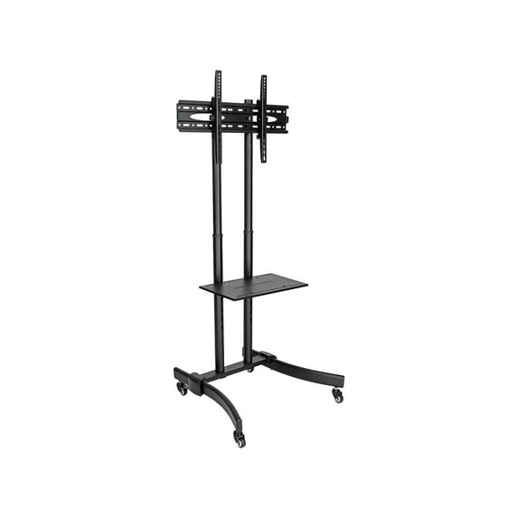 Tripp Lite Mobile Tv Floor Stand Cart Height-adjustable Lcd 37-70" Displays - Cart - For Flat Panel / Notebk / Av Equipment - Aluminum, Steel - Black, Silver - Screen Size: 37"-70"