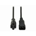 thumbnail image 1 of Tripp Lite Model P002-002 2 ft. Power Monitor Adapter Converter Cable, 5-15R to C14, 1 of 7