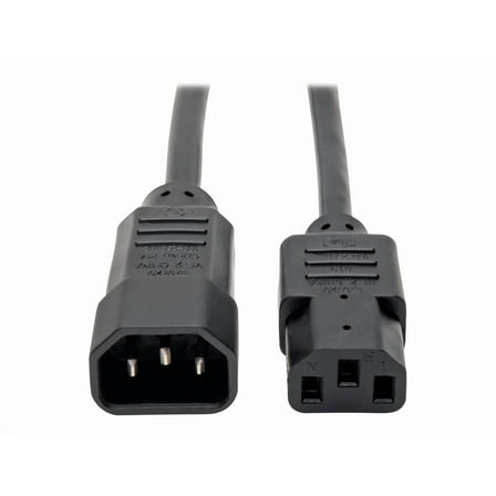 Tripp Lite 6' C13 to C14 13A 250V 16 AWG Computer Power Cable Black P00400613A