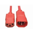 thumbnail image 1 of Eaton Tripp Lite Series Heavy-Duty PDU Power Cord C13 to C14 15A 250V 14 AWG 3 ft. 0.91 m Red, 1 of 3