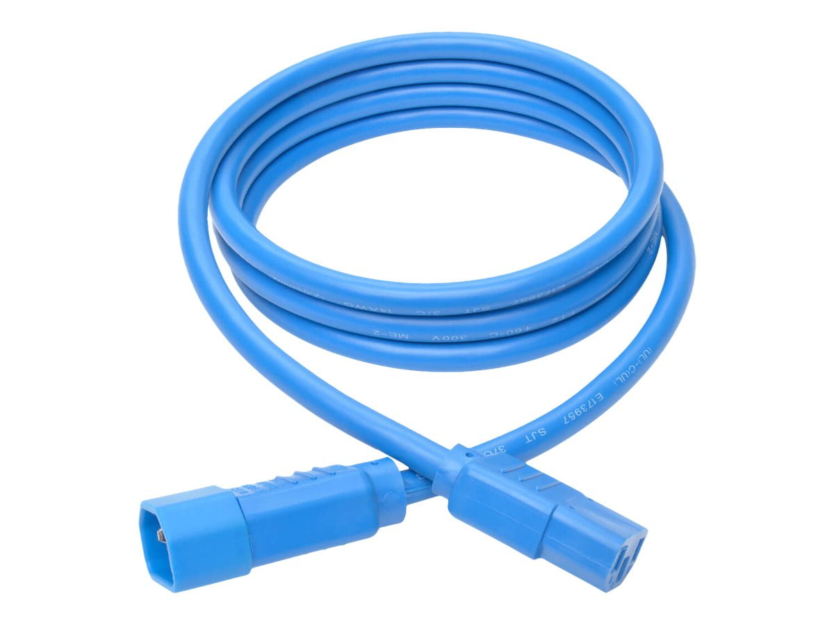 Tripp Lite Model P005-006-ABL 6 ft. Heavy-Duty Power Extension Cord, 15A, 14 AWG (IEC-320-C14 to IEC-320-C13) Male to Female