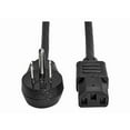 thumbnail image 1 of Tripp Lite Model P006-006-15D 6 ft. Desktop Computer AC Power Cord, Right-Angle NEMA 5-15P to C13 - 10A, 125V, 18 AWG, 6 ft. Black, 1 of 4