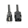 thumbnail image 1 of Tripp Lite Model P007-006 6 ft. IEC-320-C13 to NEMA 5-15P Heavy-Duty 14AWG Power Cable, 1 of 3