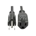 thumbnail image 1 of Eaton Tripp Lite Series Power Extension Cord, NEMA 5-15P to NEMA 5-15R - 10A, 120V, 18 AWG, 25 ft. (7.62 m), Black - Power extension cable - NEMA 5-15 (F) to NEMA 5-15 (M) - AC 110 V - 25 ft - black, 1 of 4