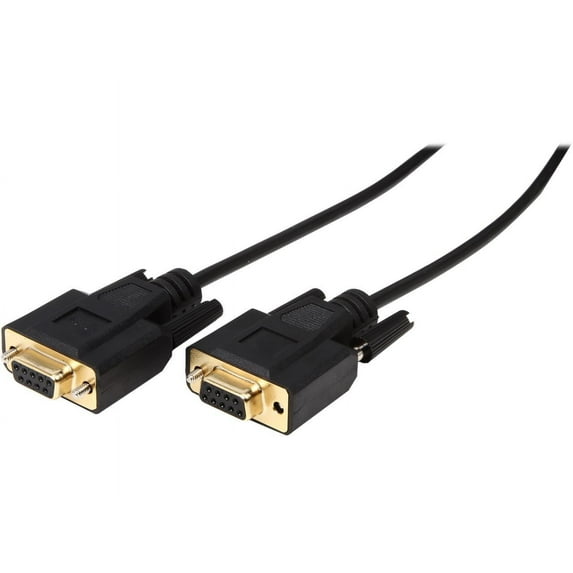 Tripp Lite 6ft Null Modem Serial DB9 RS232 Cable Adapter Gold F/F