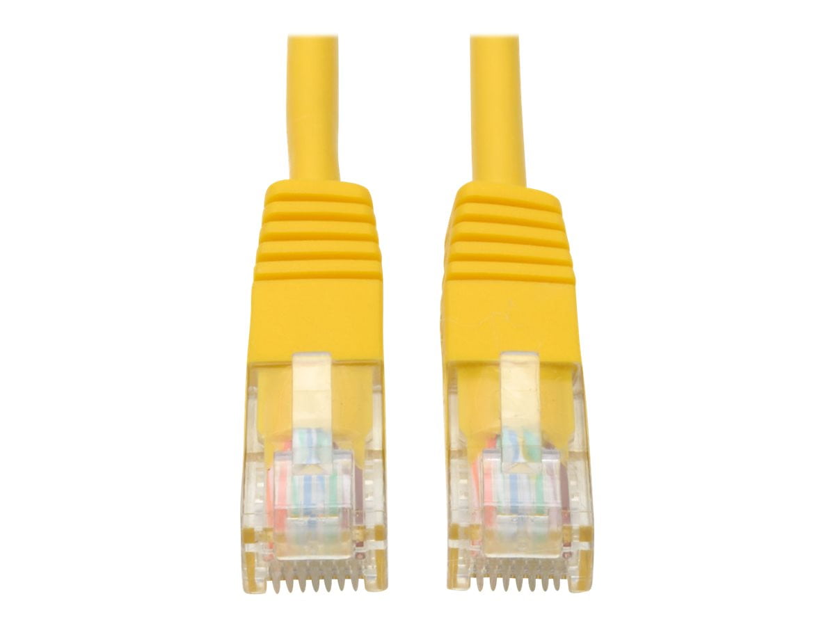 Tripp Lite N002-050-YW Cat5e 350MHz Molded Patch Cable (RJ45 M/M) Yellow, 50 ft.