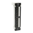thumbnail image 1 of Tripp Lite N050-P12 Cat5e Wall-Mount 12 Port(s) Network Patch Panel - Black, 1 of 4