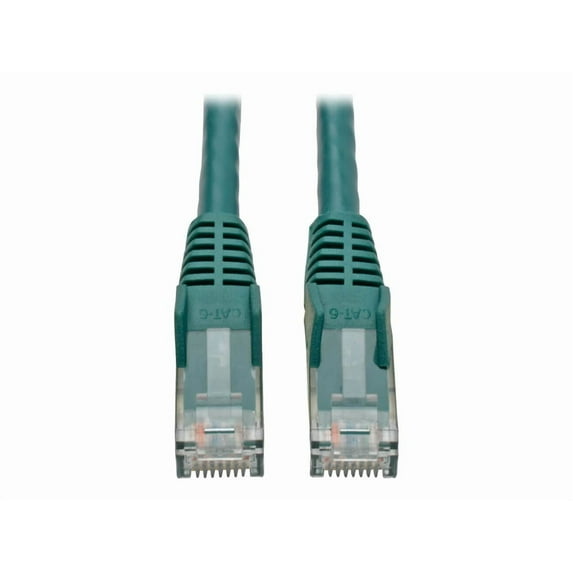 Tripp Lite Cat6 GbE Snagless Molded Patch Cable UTP Green RJ45 M/M 4ft