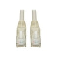 thumbnail image 1 of Tripp Lite Cat6 GbE Snagless Molded Patch Cable UTP White RJ45 M/M 4ft, 1 of 4