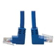 thumbnail image 1 of Tripp Lite N204-003-BL-UD Cat6 UTP Patch Cable (RJ45), Up-Angle Male/Down-Angle Male - 3 ft. - Blue, 1 of 3