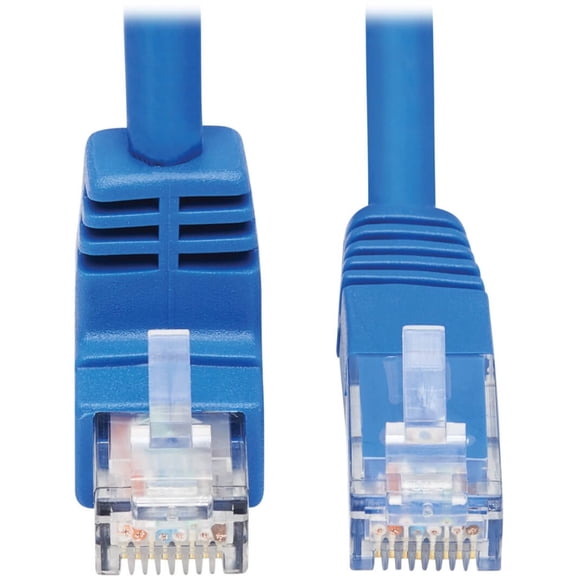Tripp Lite N204-015-BL-DN Down-Angle Cat6 Ethernet Cable 15 ft. M/M Blue