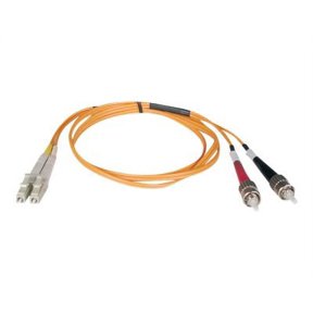 Tripp Lite 1M Duplex Multimode 62.5/125 Fiber Optic Patch Cable LC/ST 3' 3ft 1 Meter - LC Male - ST Male - 3.28ft