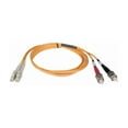 thumbnail image 1 of Eaton Tripp Lite Series Duplex Multimode 62.5/125 Fiber Patch Cable (LC/ST), 2M (6 ft.) - Patch cable - ST multi-mode (M) to LC multi-mode (M) - 2 m - fiber optic - duplex - 62.5 / 125 micron, 1 of 2