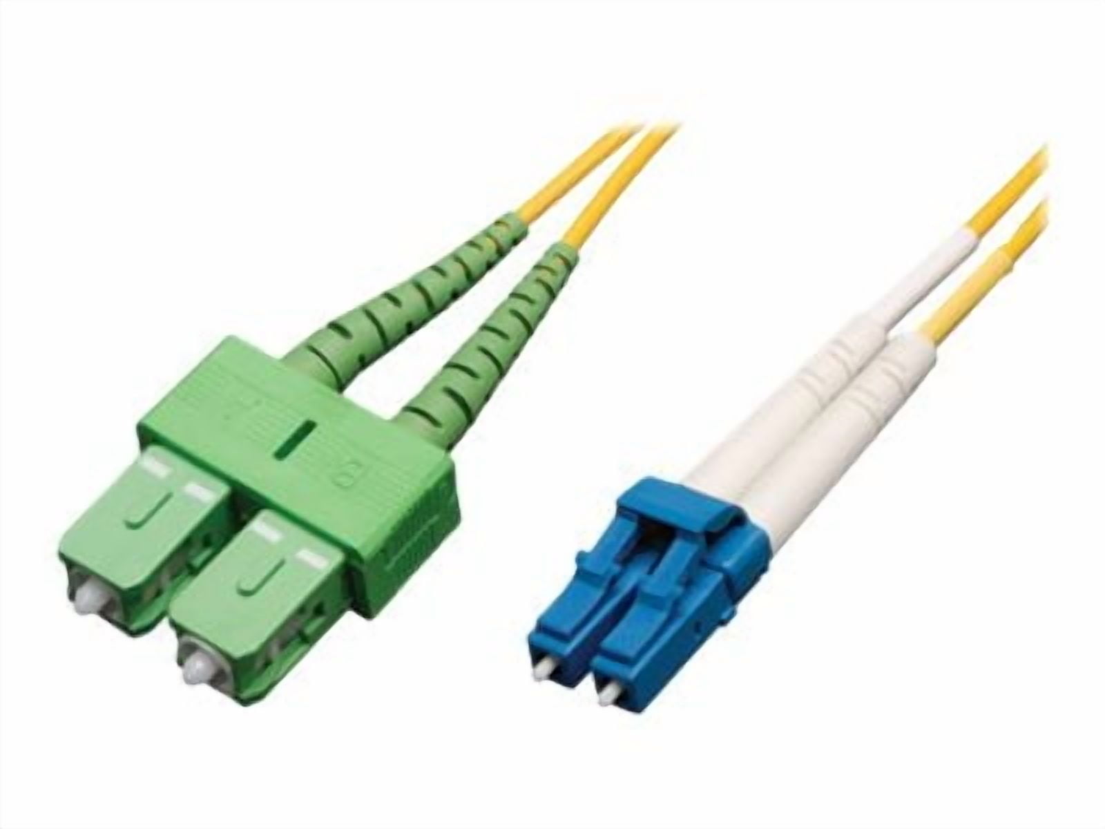 10FT FIBER DUPLEX SMF LC/SC /APC 8.3/125 PATCH CORD