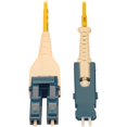 thumbnail image 1 of Tripp Lite N383L-02M 40/100/400G Singlemode 9/125 OS2 Fiber Cable, Yellow, 2 m (6.6 ft.), Yellow Jacket, Blue Connector, White Connector, 1 of 5