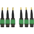 thumbnail image 1 of Tripp Lite N392B-61M-3X8AP Fiber Optic Trunk Network Cable, Yellow Jacket, Black Connector, Green Connector, 1 of 4