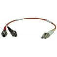 thumbnail image 1 of Eaton Tripp Lite Series 0.3M Duplex Multimode Fiber Optic 62.5/125 Adapter LC/ST M/F 1ft 1' 0.3 Meter - Network cable - LC multi-mode (M) to ST multi-mode (F) - 0.3 m - fiber optic - duplex - 62.5 / 125 micron - orange, 1 of 2
