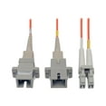 thumbnail image 1 of Tripp Lite 0.3M Duplex Multimode Fiber Optic 62.5/125 Adapter LC/SC M/F 1ft 1' 0.3 Meter (N458-001-62), 1 of 2