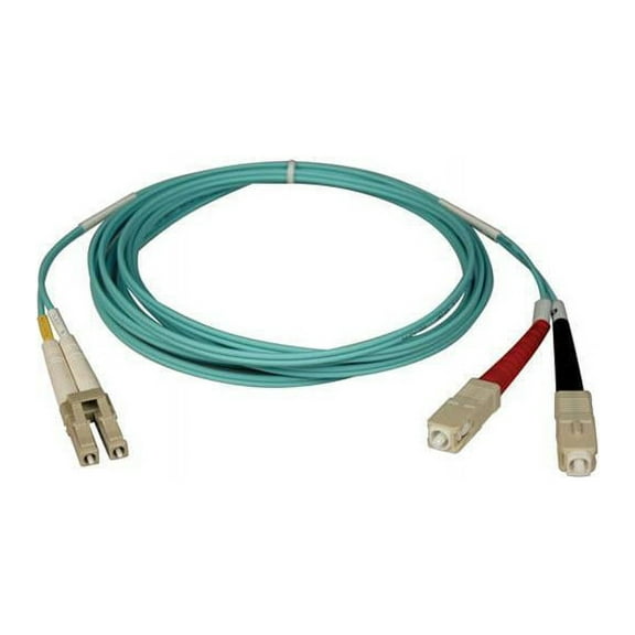 Tripp Lite 1M 10Gb Duplex Multimode 50/125 OM3 LSZH Aqua Fiber Patch Cable