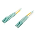 thumbnail image 1 of Tripp Lite 2m Fiber Optic LC Male/Male Multimode Duplex Patch Cable Aqua N820-02M-OM4, 1 of 2