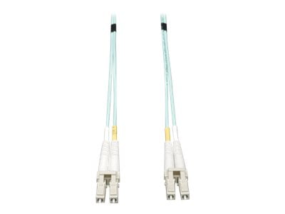 Tripp Lite 4m 10Gb Duplex Multimode 50/125 OM3 Fiber Cable LC/LC Aqua N82004M