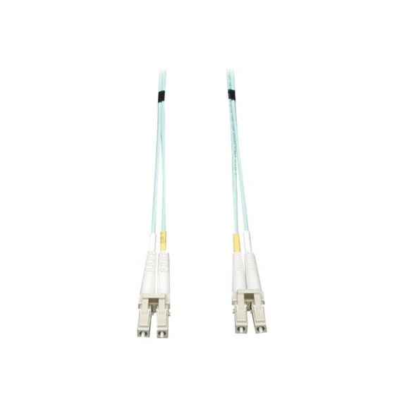 Tripp Lite 5M 10Gb Duplex Multimode 50/125 OM3 LSZH Fiber Patch Cable - Aqua