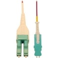 thumbnail image 1 of Tripp Lite N823L-05M-MG Fiber Optic Duplex Network Cable, Magenta Jacket, Aqua Connector, White Connector, 1 of 6
