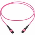 thumbnail image 1 of Eaton Tripp Lite Series 100G Multimode 50/125 OM4 Fiber Optic Cable [12F MTP/MPO-PC F/F], OFNP, Magenta, 2 m [6.6 ft.], TAA (n845b-02m-12mta), 1 of 5