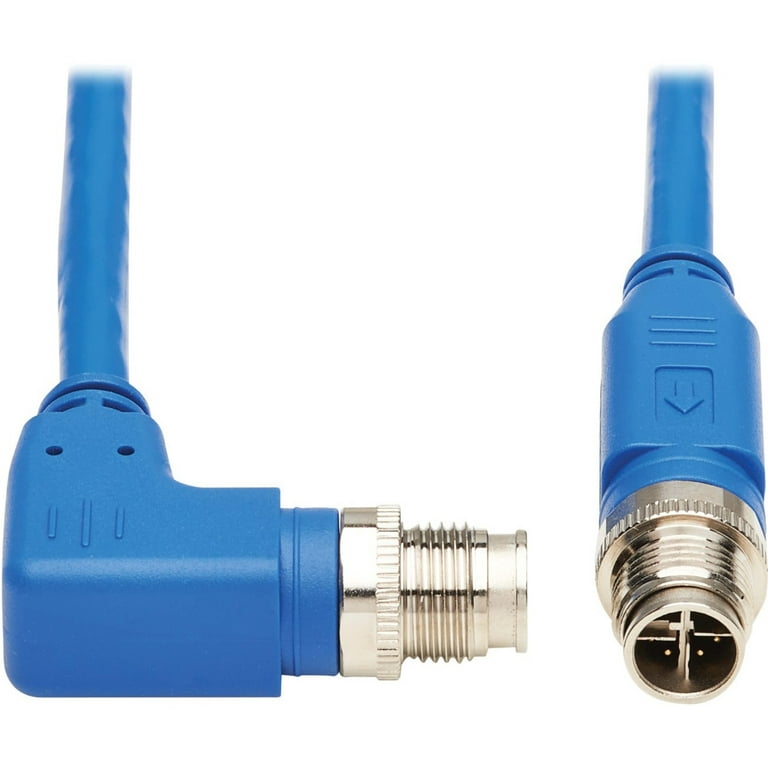Tripp Lite NM12-603-05M-BL M12 X-Code Cat6 Ethernet Cable, M/M