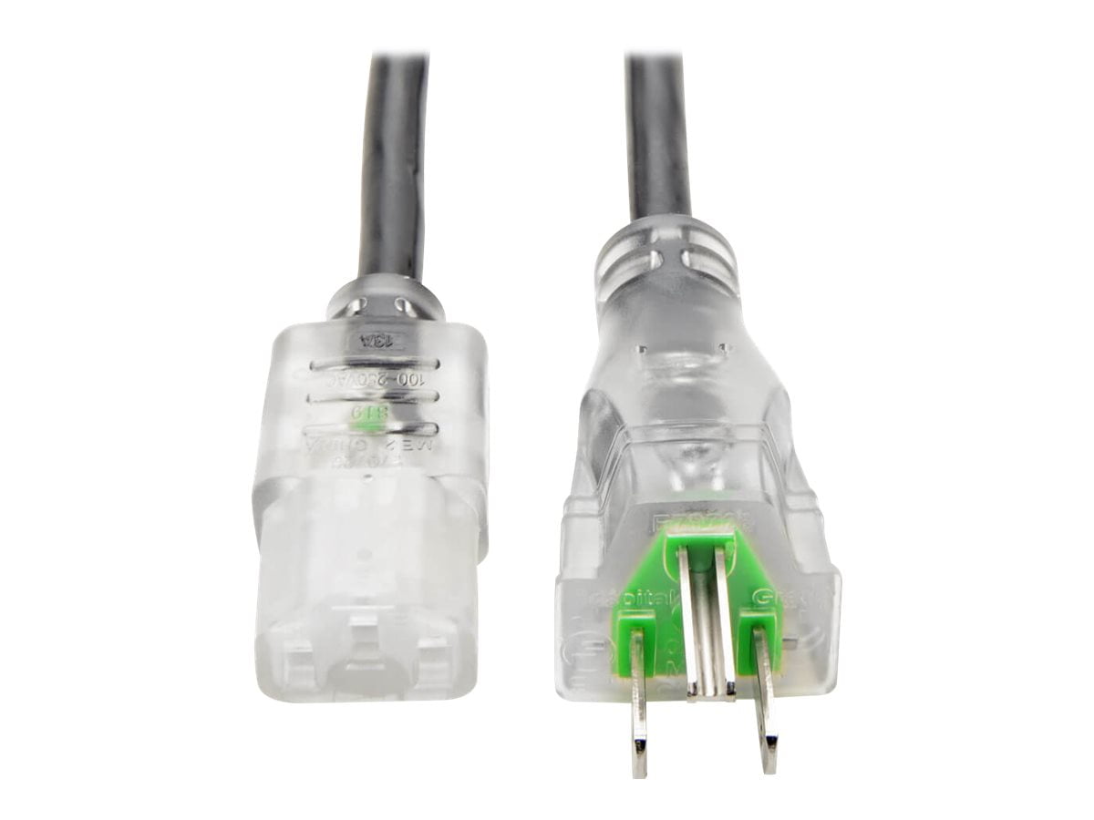 Tripp Lite P006-010-HG13CL Hospital Medical Power Cord 16AWG 13A  5-15P to C13