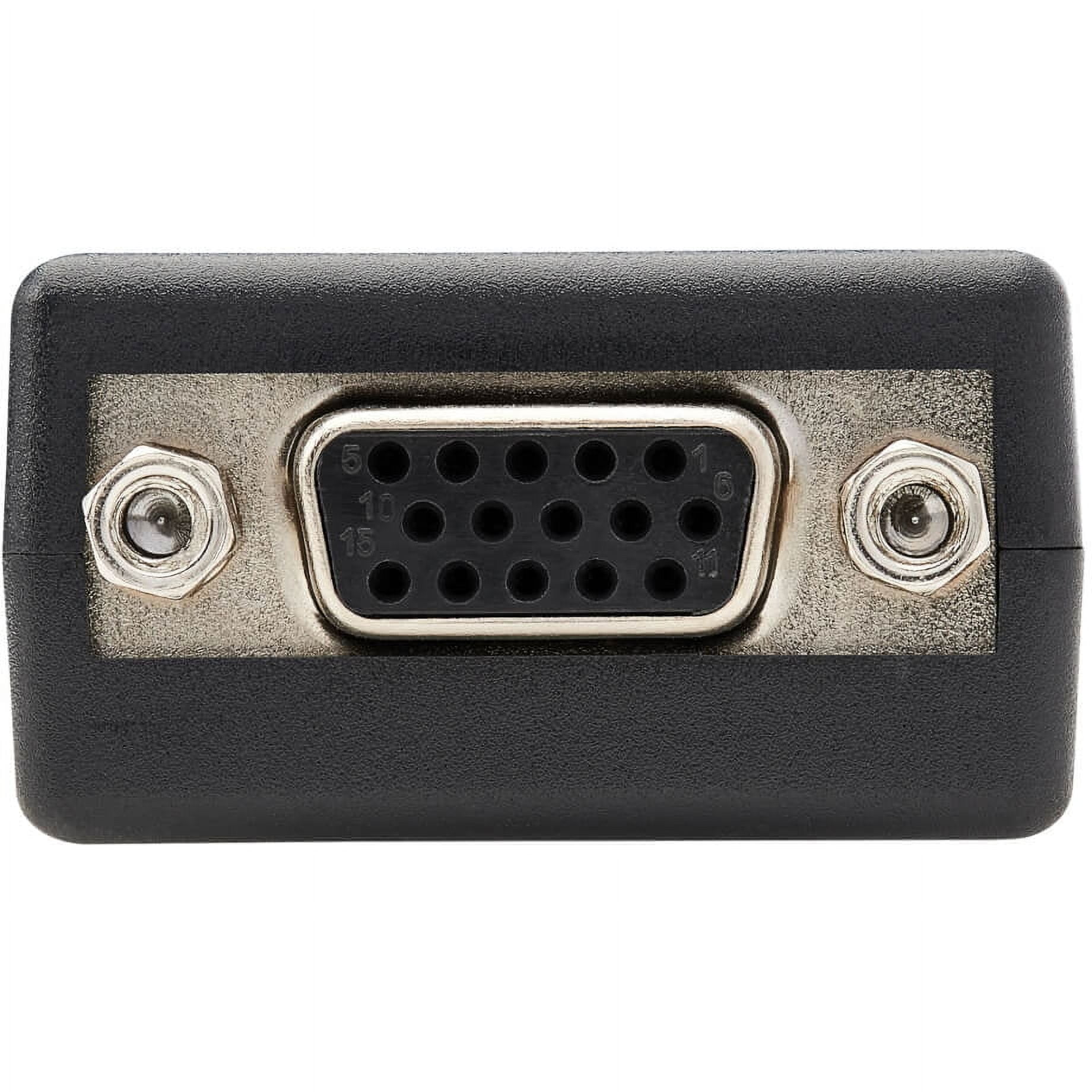 Tripp Lite P134001VGA DisplayPort to VGA Active Adapter – M/F, 1920 x 1200 (1080p), Black, 1 ft.