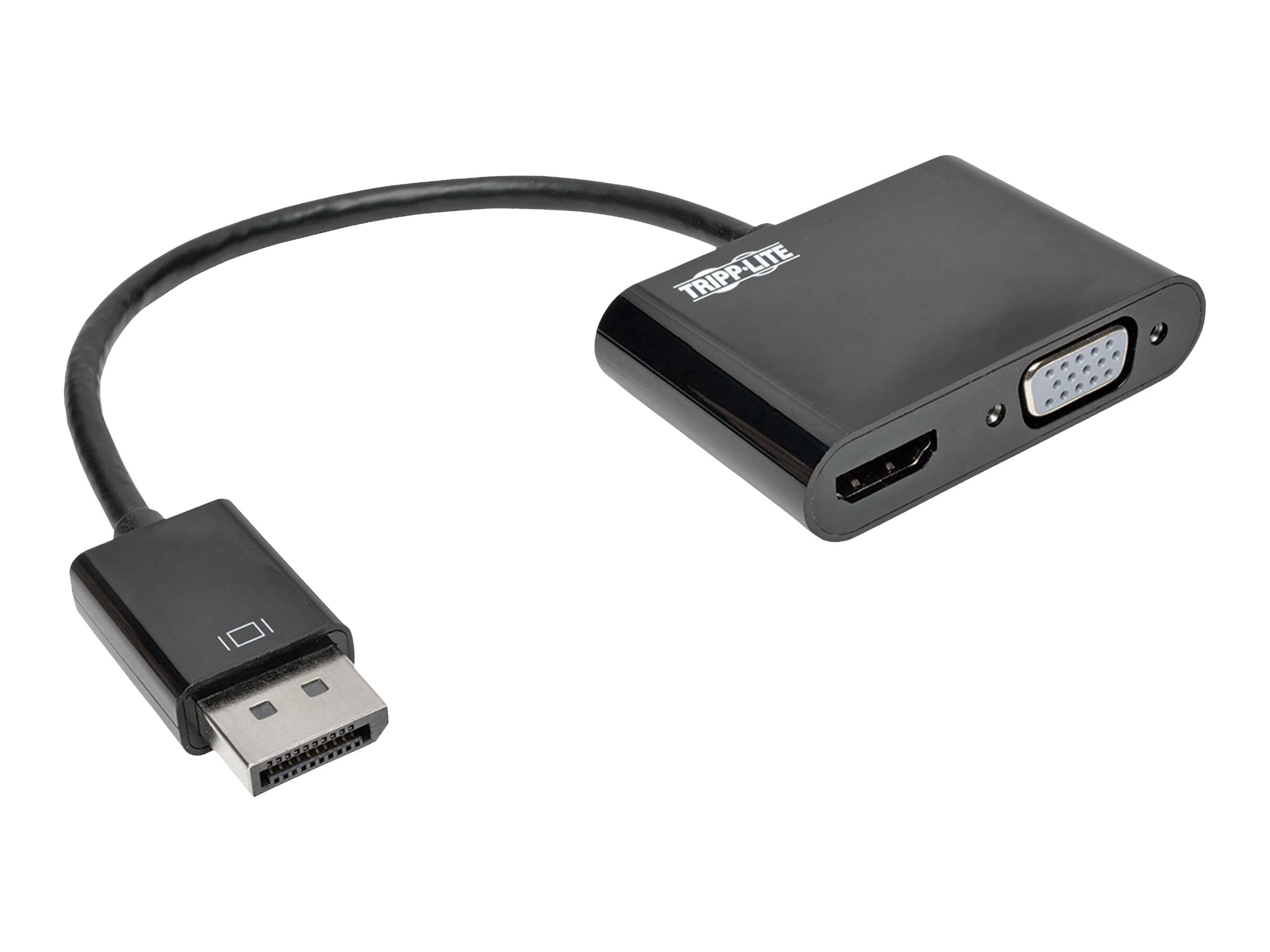 Tripp Lite - P136-06N-HVV2BP - Tripp Lite by Eaton DisplayPort to VGA/HDMI All-in-One Converter Adapter, DP ver 1.2, 4K