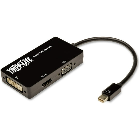 Tripp Lite Keyspan Mini Displayport to VGA/DVI/HDMI All-in-One Adapter/Converter