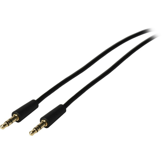 Tripp Lite P312-001 3.5mm Mini Stereo Audio Cable for Microphones, Speakers and Headphones Male to Male