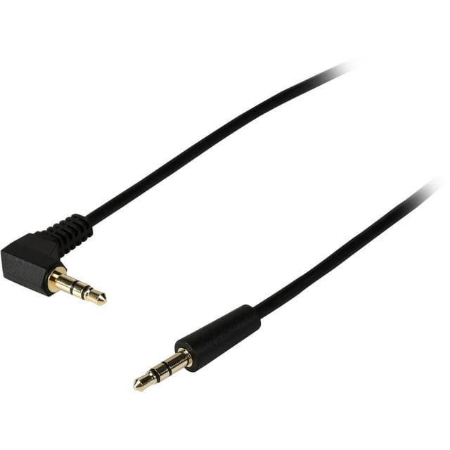 Tripp Lite P312-001-RA 1 Foot 3.5mm Mini Stereo Audio Cable with one Right Angle plug (M/M)