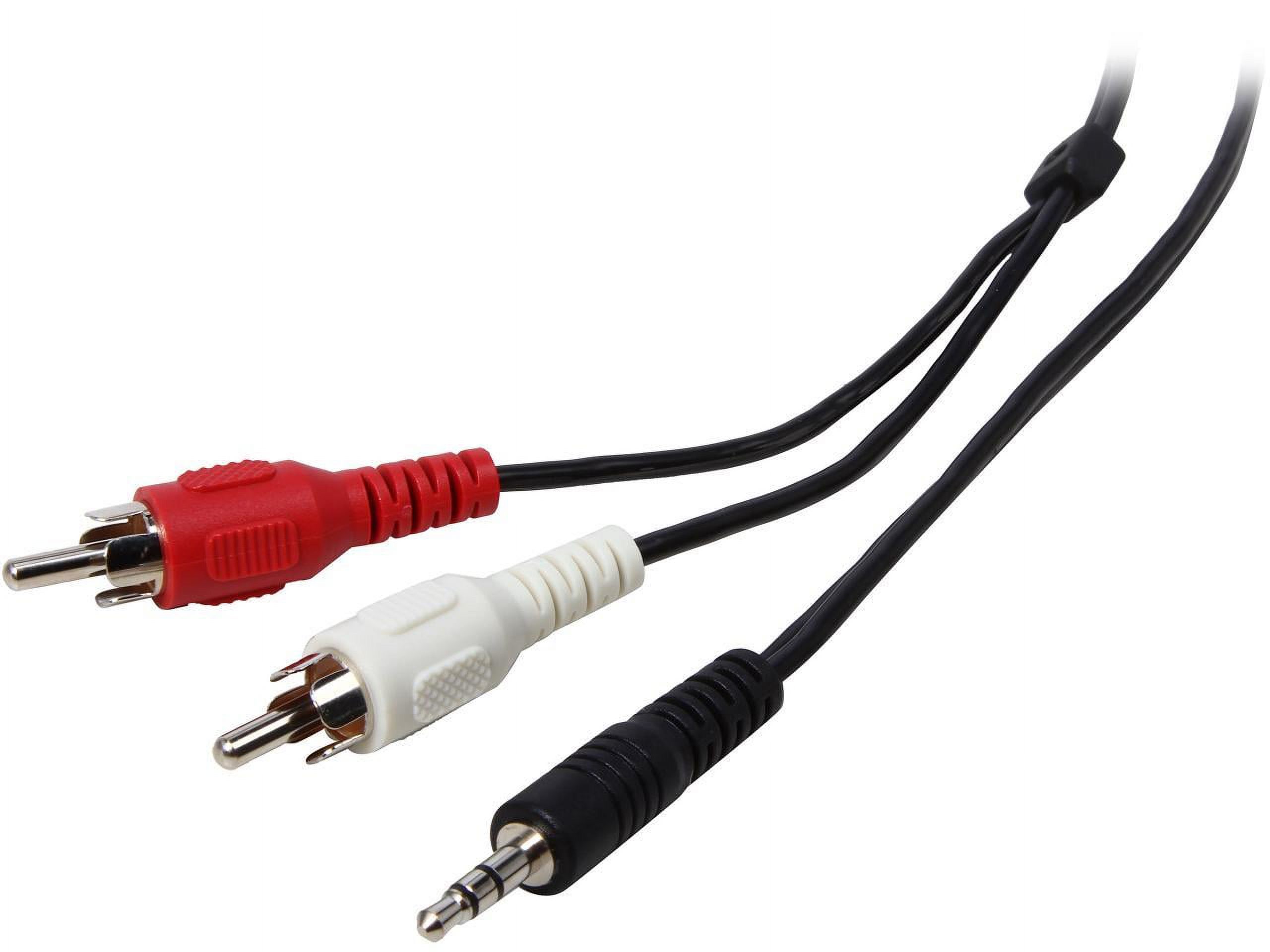 Tripp Lite P314-012 Audio Y Splitter Adapter 3.5MM Plug/2 RCA Plugs Male to Male - image 1 of 3