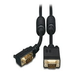 Tripp Lite VGA Coax Right Angle Monitor Cable High Resolution cable with RGB coax (HD15 M/M) 6-ft.(P502-006-RA)