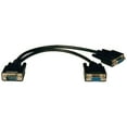 thumbnail image 1 of Tripp Lite P516-001-HR VGA Monitor Y-Splitter Cable, 1ft (for 1600 x 1200 high-resolution monitors), 1 of 15