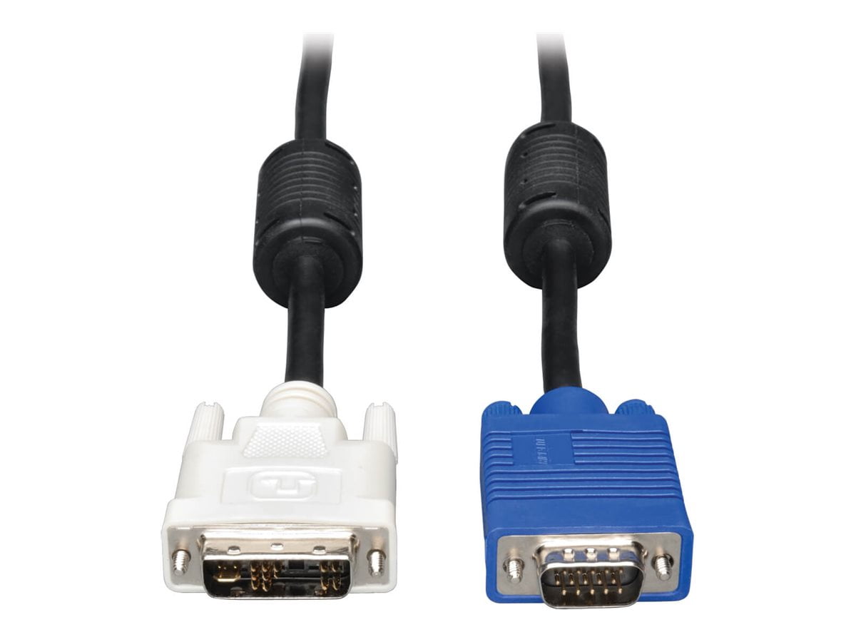 Tripp Lite P556-003 Black Connector A: DVI-A Connector B: HD15 (MALE) Superior molded cables with foil-shielding for maximum EMI/RFI protection