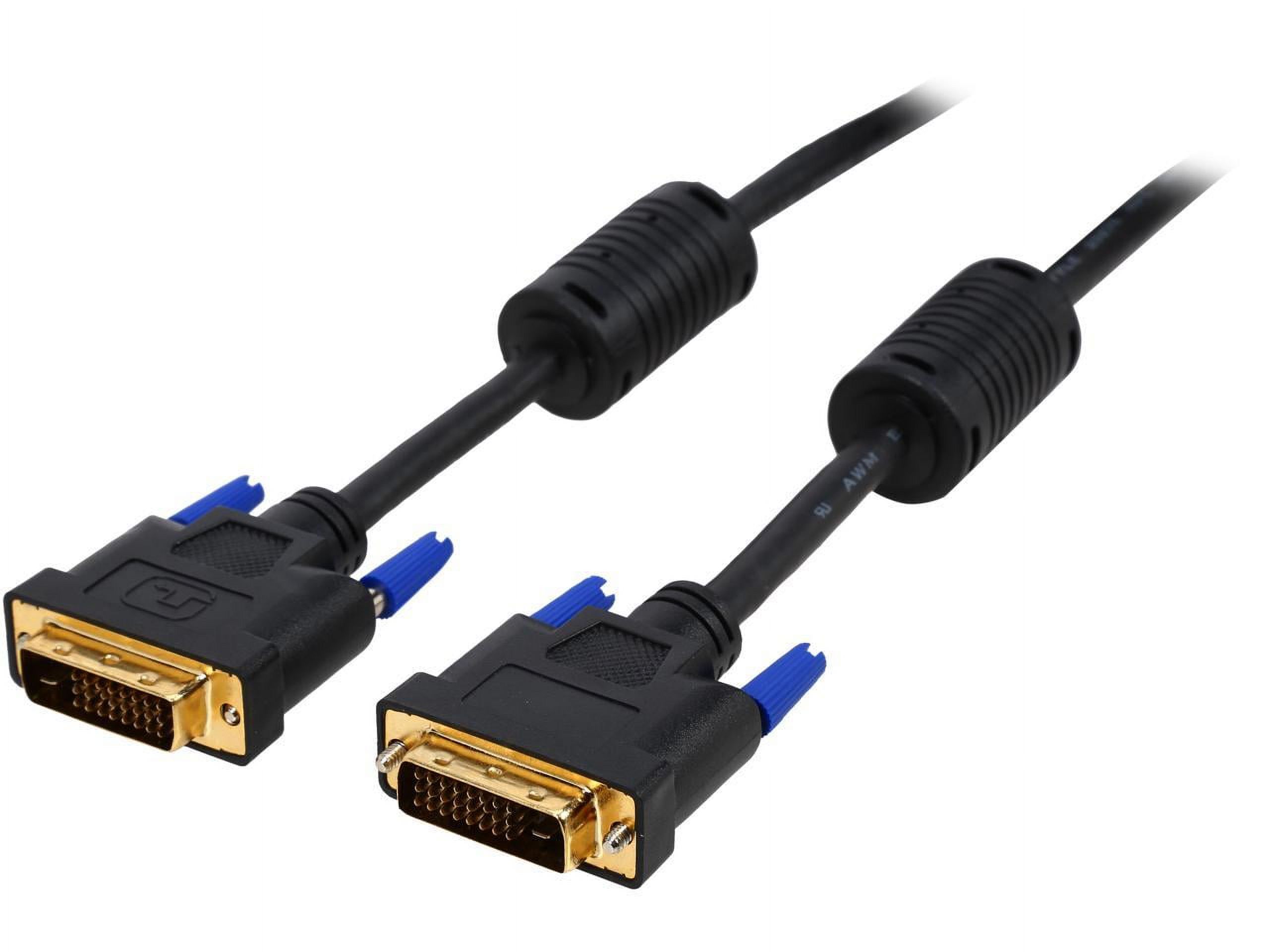 Tripp Lite P560-003 Black Connector A: DVI-D Dual Link Male Connector B: DVI-D Dual Link Male Male to Male DVI Dual Link TMDS Cable (DVI-D M/M) - image 1 of 3